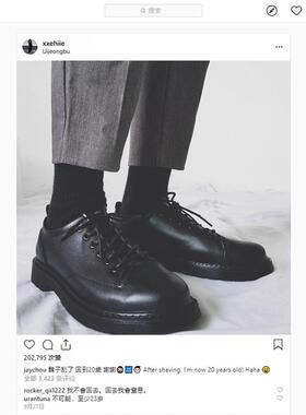 Trendsetters！一眼看上去就是高级感！ 圆头皮鞋男英伦增高日系