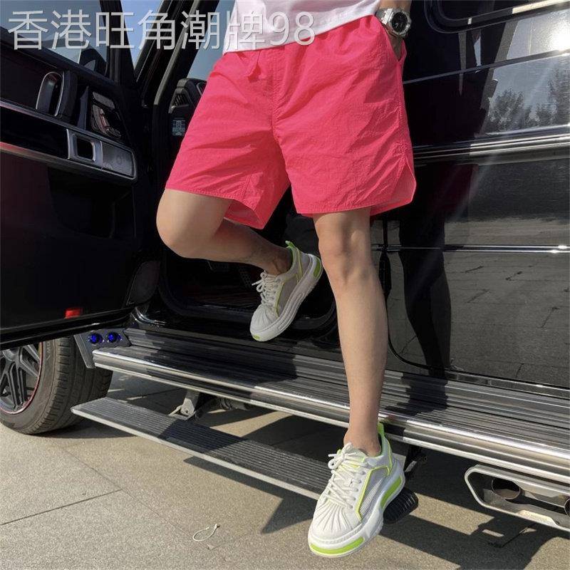 轻奢亚麻短裤男士简约舒适抽绳休闲五分裤子夏季薄款冰丝棉麻五分