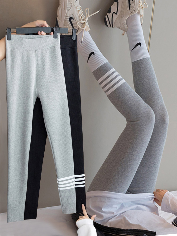 大码打底裤女外穿春秋夏季薄款新款胖mm200斤不掉档显瘦紧身秋裤