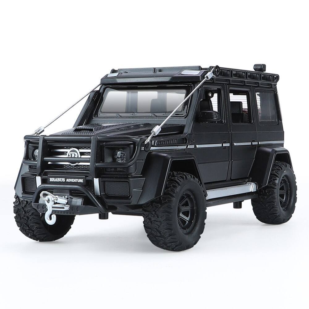 新款 1:24奔驰G550合金声光模型汽车配件店摆件家居装饰品