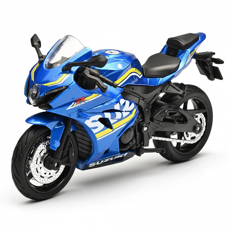 1:18铃木GSX1000R合金摩托车3-6岁幼儿园小朋友玩具机车早教教具