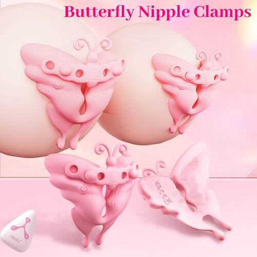 Nipple Vibrators Remote Control Vibrating Nipple Clamps Toys