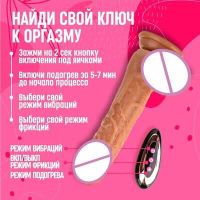 Thrusting Dildo for Women Clitoral Anal Vagina Stimulation