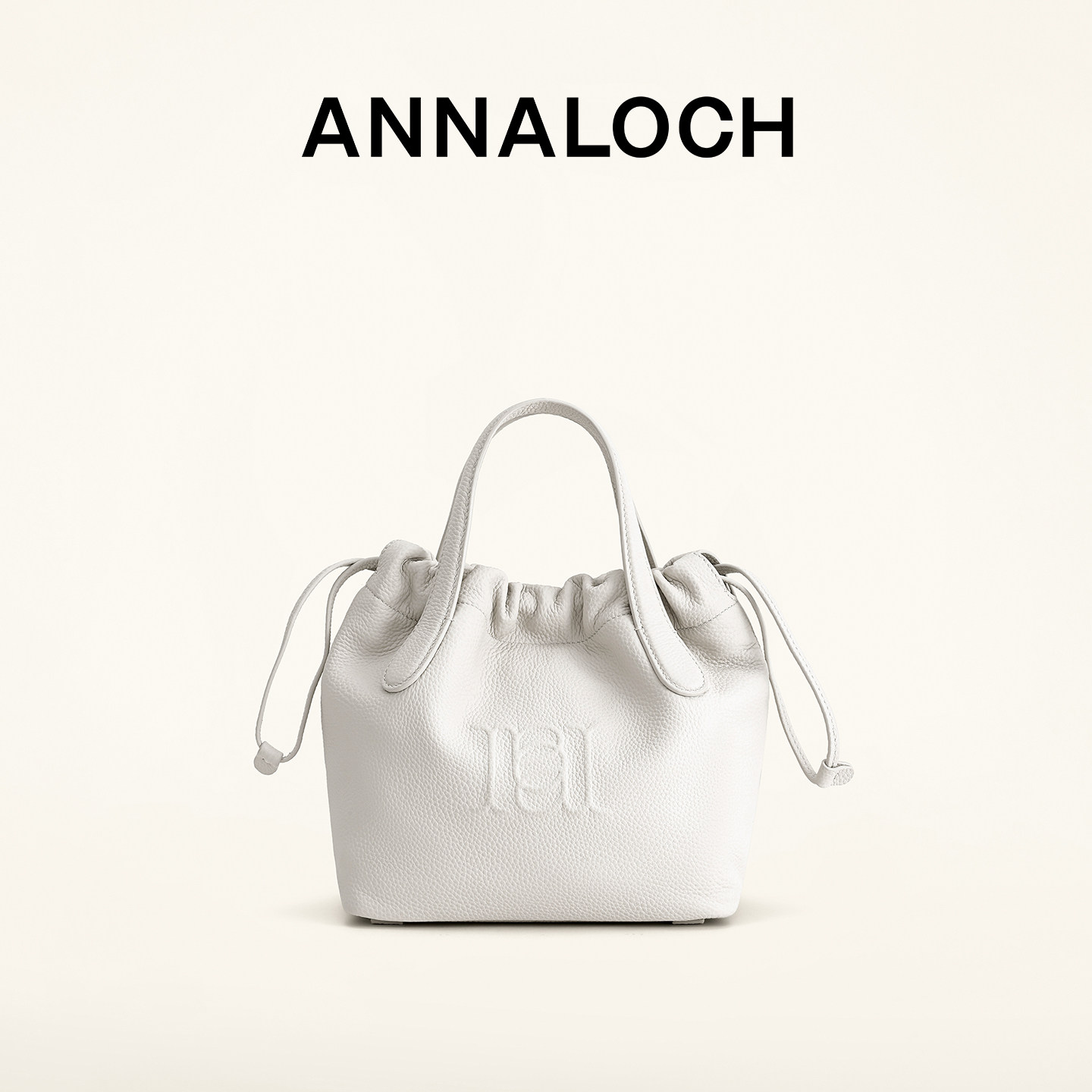 ANNALOCH安娜洛赫灵感系列小笼包手提包斜挎包荔枝纹牛皮女包