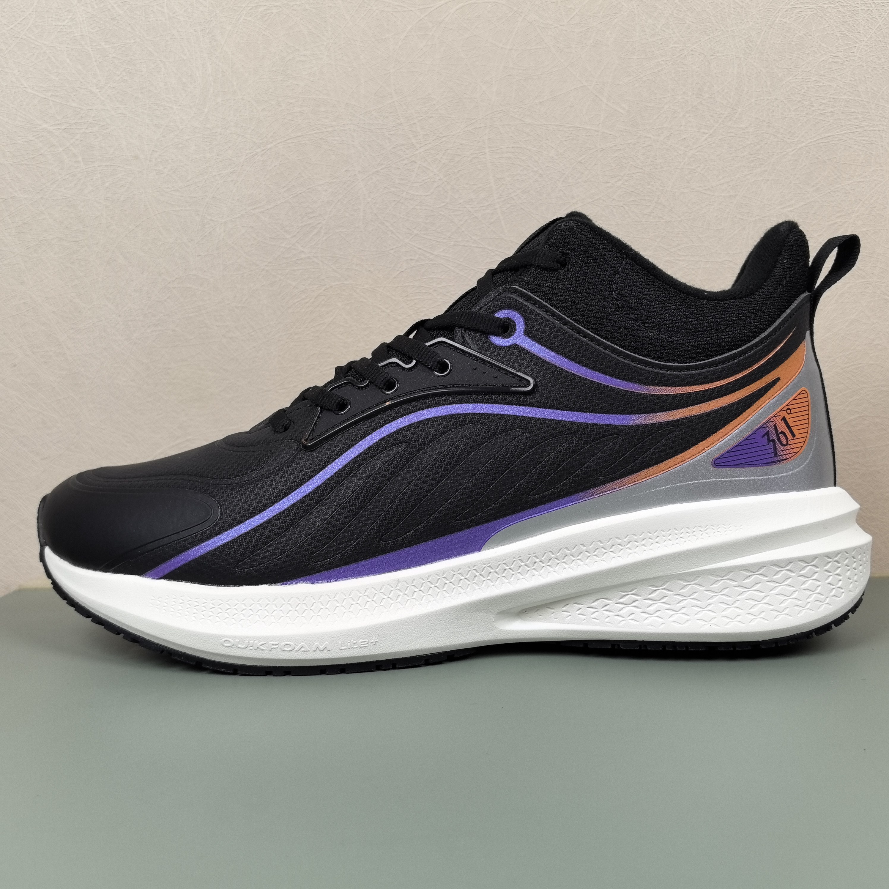 361男鞋加毛跑鞋专柜正品2025冬季新款减震防滑加毛大棉鞋2237A