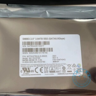 三星SM883 MZ7KH3T8HALS 3.84TB SATA 00005固态硬盘 SSD Samsung