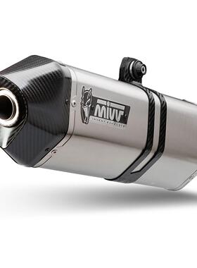 MIVV SPEED EDGE 钛碳帽完整排气川崎 ZX-6 R 2009-2016