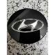 适用于2013 现代格越雅尊车胎钢圈轮毂中心盖黑色车标 16款