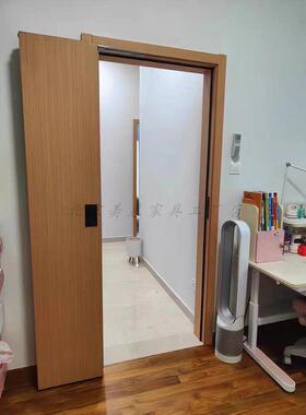 折叠门Pd门无下轨滑动门厨房厕所隐形门180度平折叠门小公寓卧室