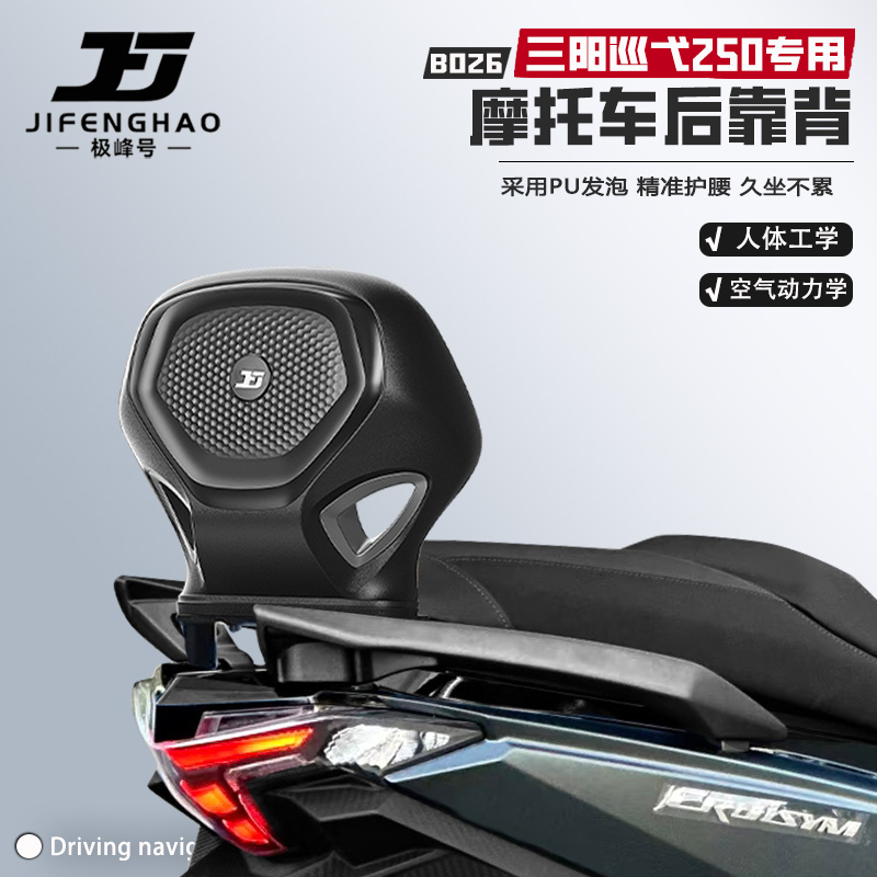 适用三阳巡弋250/300骑行后靠背