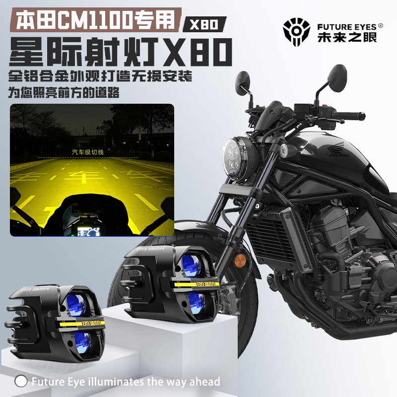适配本田CM1100强光LED射灯