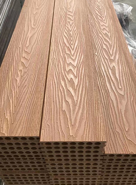 户外塑木防腐木地板阳台花园实心木塑板材庭院室外塑胶栈道塑料