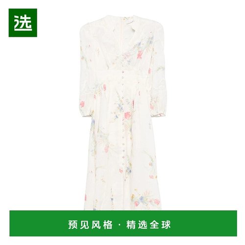 1h可退 香港直邮ZIMMERMANN 女士 浅褐色连衣裙 4548DSS252CRMBQF