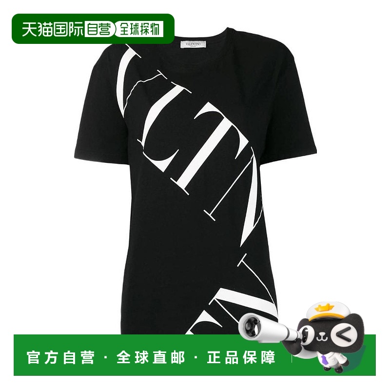 【99新未使用】香港直邮Valentino 徽标印花T恤 SB3MG02E4SH