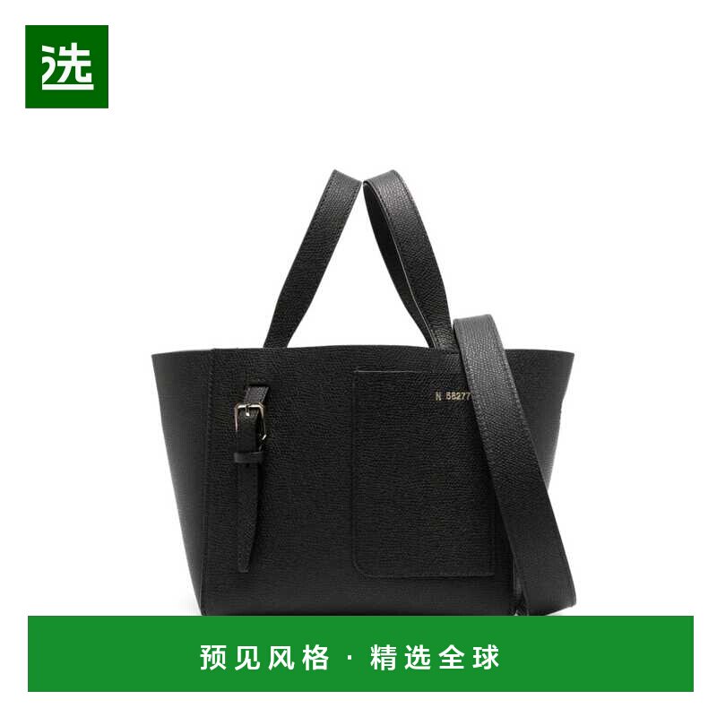 香港直邮VALEXTRA 女士单肩包 WBSF0090028LOCTFNN CO 黑色托特包