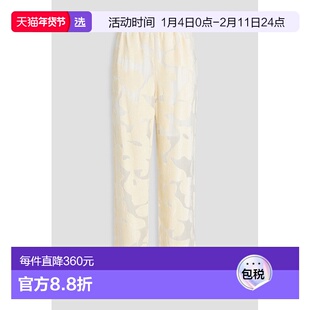 1h可退 香港直邮LOULOU STUDIO 女士 Pares 德沃尔天鹅绒直筒裤 P