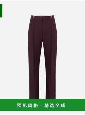 1h可退 香港直邮Elisabetta Franchi 女士 羊毛长裤 PA12356E2EA4