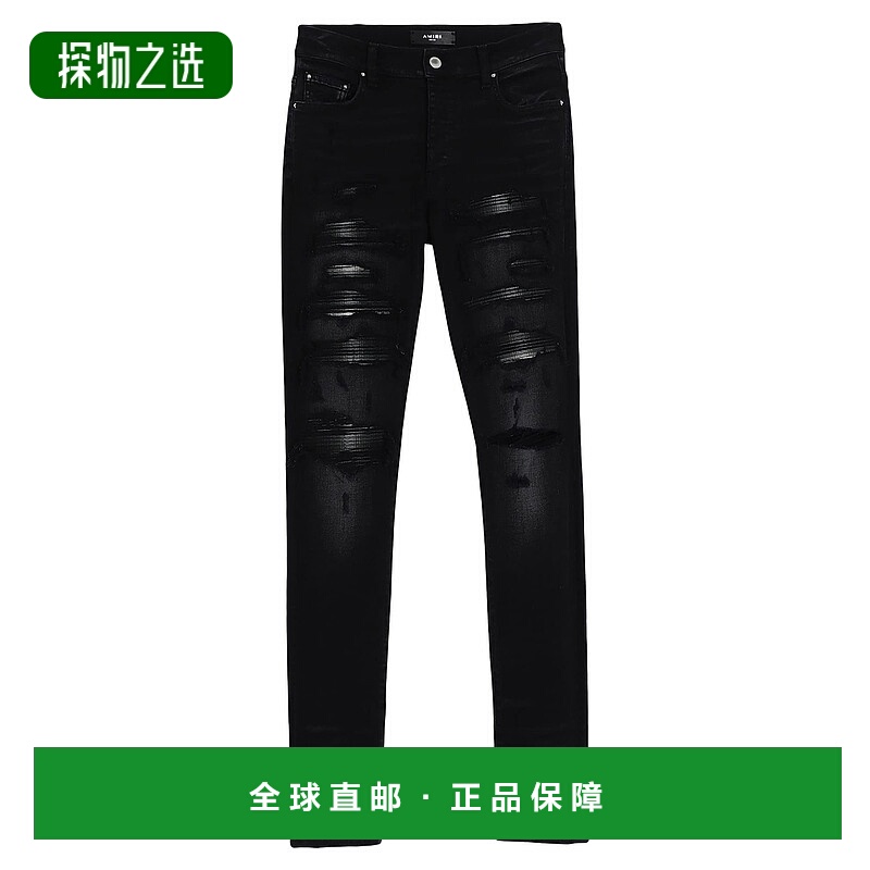 香港直邮AMIRI 男士 牛仔长裤 black黑色 舒适时尚