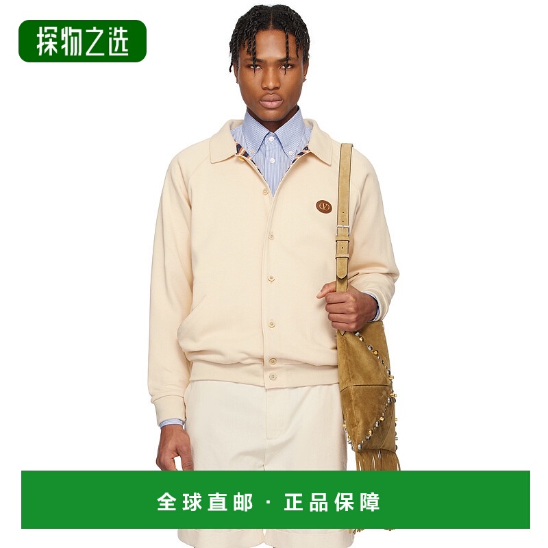 1h可退 香港直邮Valentino 华伦天奴 男士 米色 VLogo Signature