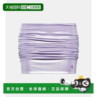 褶皱弹性纤维迷你半身裙 女士 香港直邮The Attico