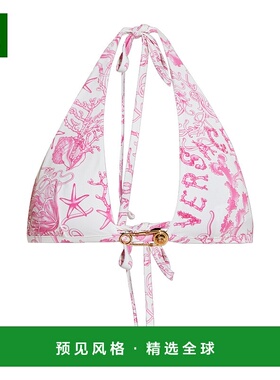 香港直邮Versace 三角吊带比基尼上衣 10181271A15489范思哲