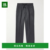 香港直邮Brioni 布里奥尼 男士 1h可退 Asolo 直筒羊毛混纺斜纹布
