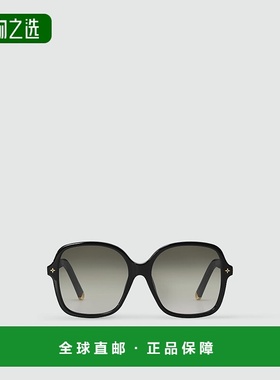 1h可退 欧洲直邮LV/路易威登 女士黑色醋酸纤维太阳镜正品舒适百
