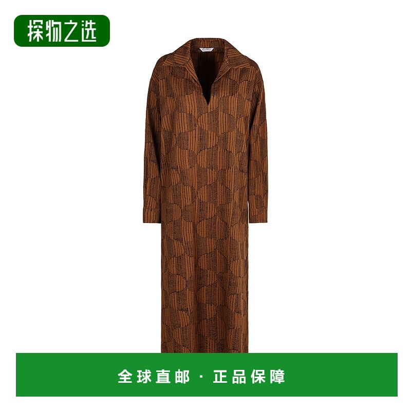 香港直邮Max Mara V领连衣裙 1221195206