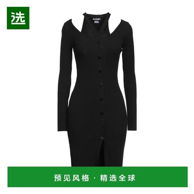 1h可退 香港直邮ANDREĀDAMO 女士 短款连衣裙 black黑色 舒适时尚