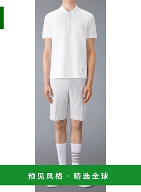 香港直邮THOM BROWNE 男士T恤 MJP110P00050100 SS2026 白色