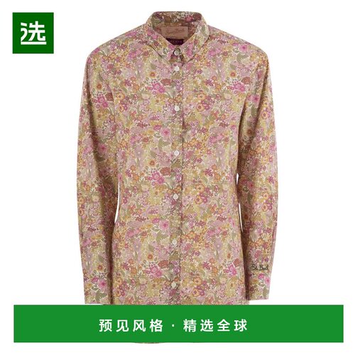 1h可退 香港直邮Mc2 Saint Barth 女士 BRIGITTE 花朵图案衬衫 BR
