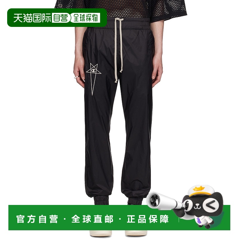 1h可退 香港直邮Rick Owens Lilies 瑞克·欧文斯 男士 黑色 Cham