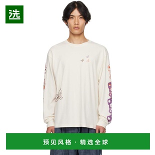 1h可退 香港直邮story mfg 男士 灰白色 Grateful 长袖 T 恤 SPF2