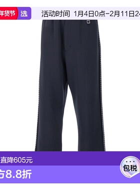 1h可退 香港直邮Wooyoungmi 吴阳米 男士 长裤 W251PT17 blue蓝色