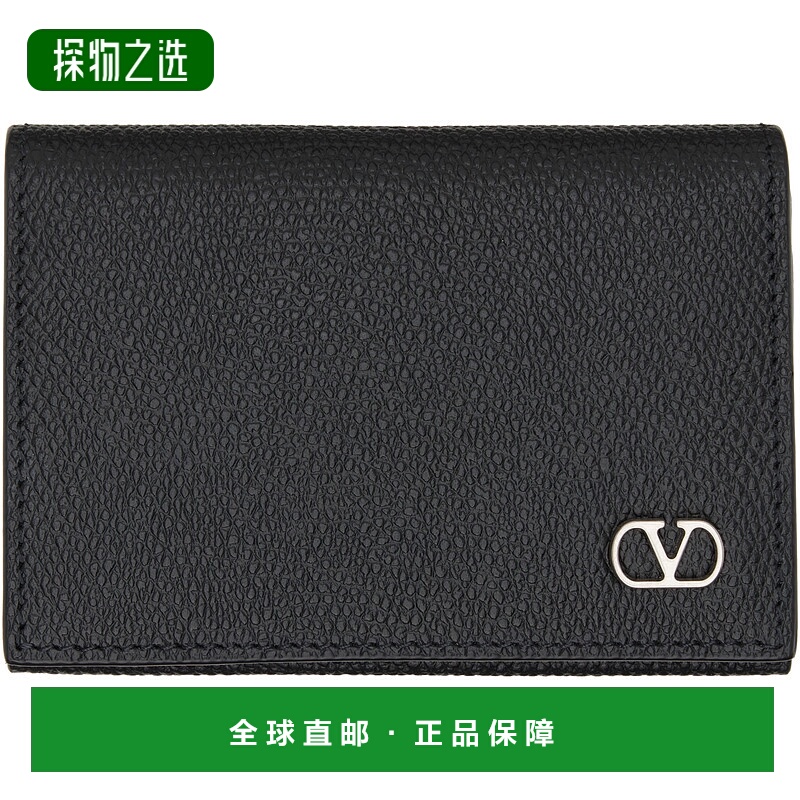 香港直邮Valentino 华伦天奴 男士 黑色 Vlogo Signature 卡包 7Y