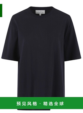 1h可退 香港直邮Studio Nicholson 男士 Bric 蓝色合体款T恤 BRIC