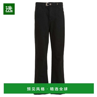 1h可退 香港直邮Objects IV Life 男士 扣环细节直筒牛仔裤 OBJ00