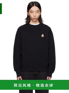 1h可退 【美国直邮】Maison Kitsuné 黑色 Speedy Fox 舒适套头