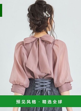 【日本直邮】DRESS+女士衬衫女用衬衫薄纱