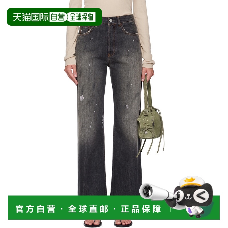 香港直邮Acne Studios 艾克妮 女士 黑色 2021F 牛仔裤 A00513