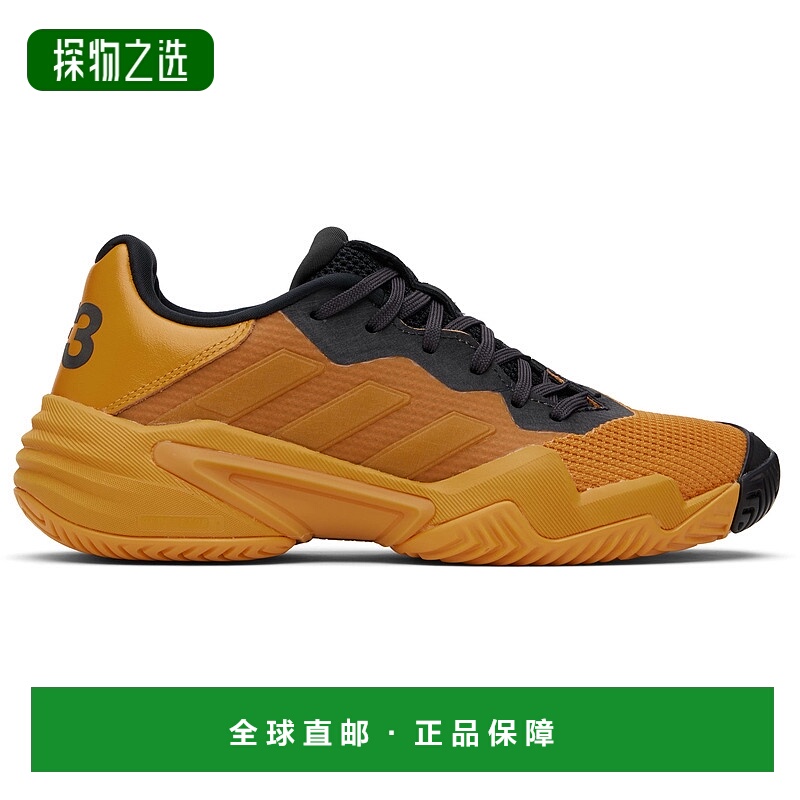 香港直邮Y-3 女士 橙色 & 黑色 Barricade 13 Tennis 运动鞋 JP98