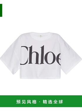 香港直邮CHLOÉ 女士衬衫 CH24AJH09183101 CO 白色 Ivory cotton