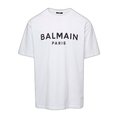 香港直邮Balmain 徽标T恤 BH1EG000BB73短袖