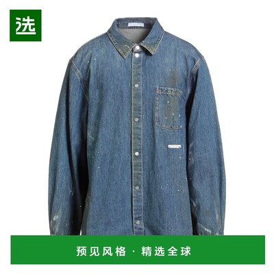 1h可退 香港直邮Helmut Lang 海尔姆特·朗 男士 牛仔布衬衫