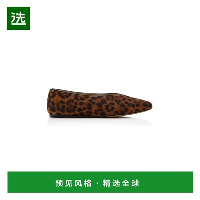 1h可退 香港直邮Le Monde Beryl 女士 Regency 豹纹小牛毛芭蕾舞