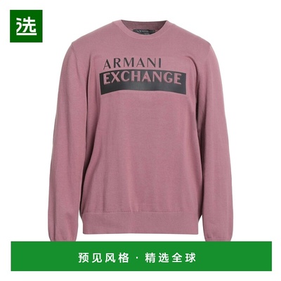 1h可退 香港直邮Armani Exchange 男士 毛衣 pink粉色 舒适时尚
