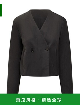 香港直邮LOULOU STUDIO 女士夹克 MALLIBLACK SS2026 黑色