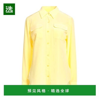 1h可退 香港直邮EQUIPMENT 女士 Blouses 真丝衬衫 yellow黄色 舒
