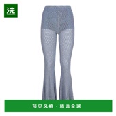 女士休闲裤 4P002AN0946 SS2023 香港直邮BLUMARINE 蓝色 喇叭休