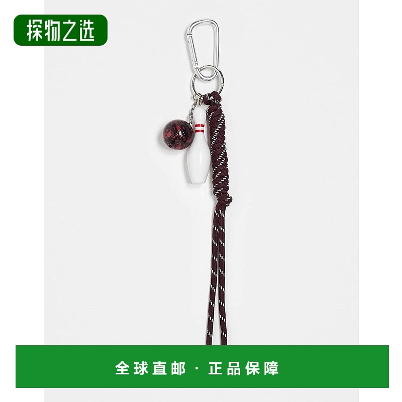 1h可退 香港直邮ASOS 女士 cham 设计保龄球圆球转动接口多包包